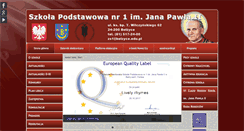 Desktop Screenshot of belzyce.edu.pl